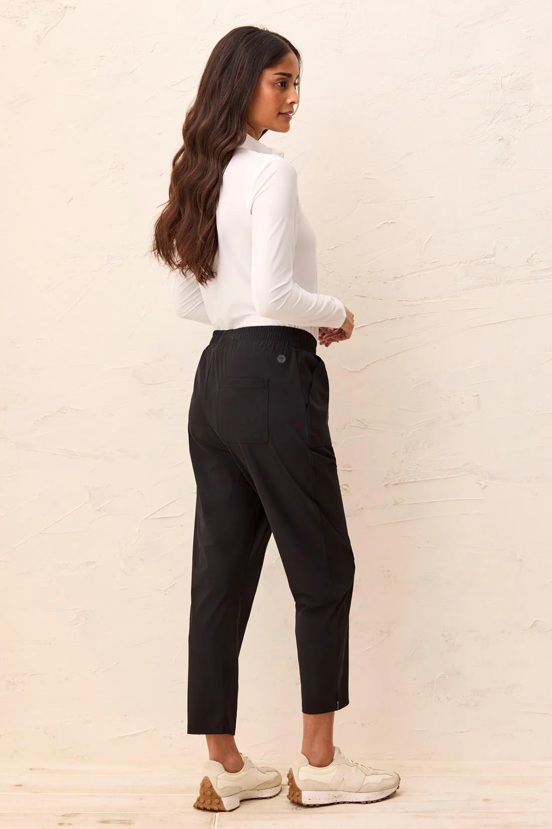 High Performance Stretch 25" Technical Pull-On Pants-Black - Image 4