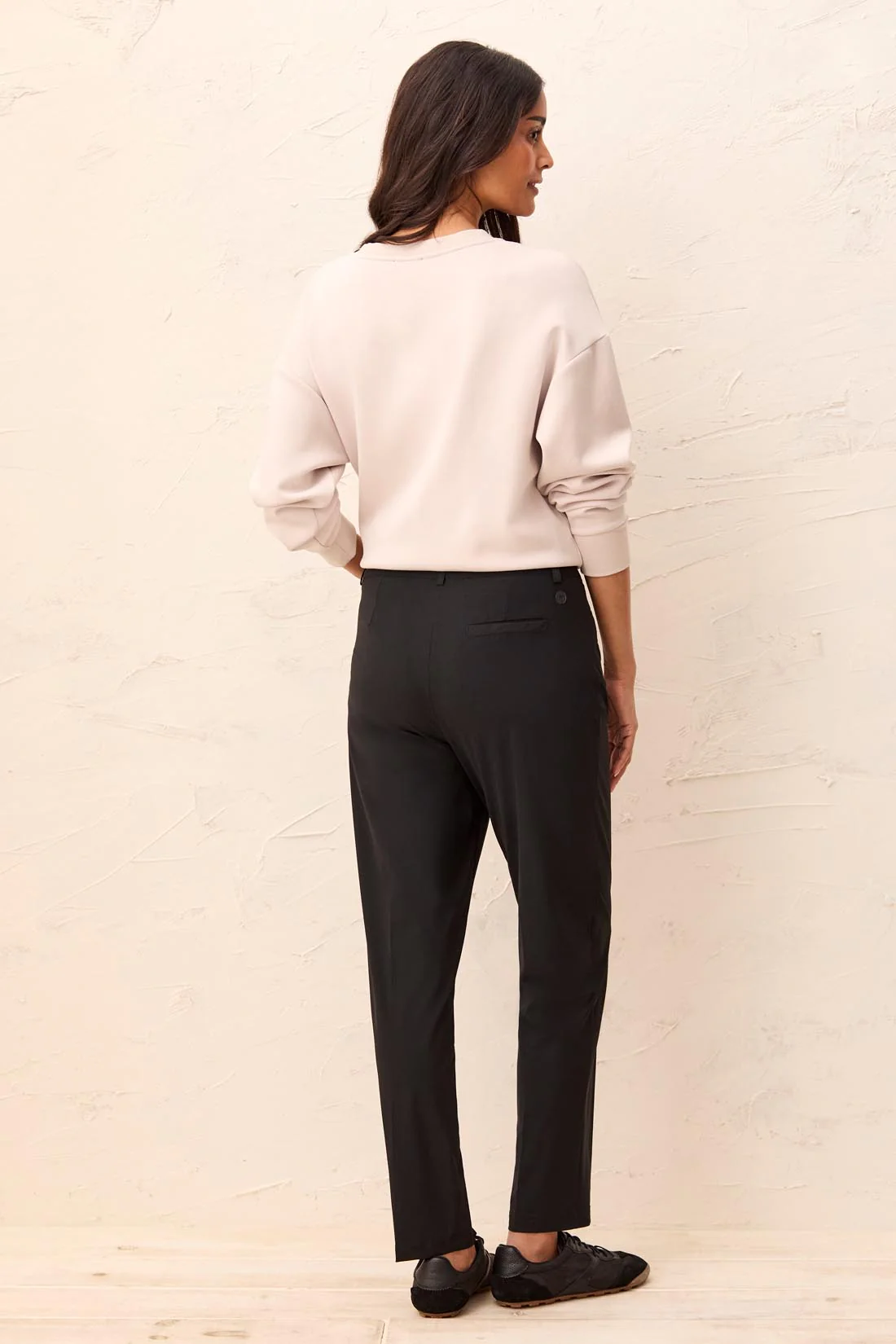 Year Round Basics Technical Straight Leg Lighweight Pants-Black - Image 4
