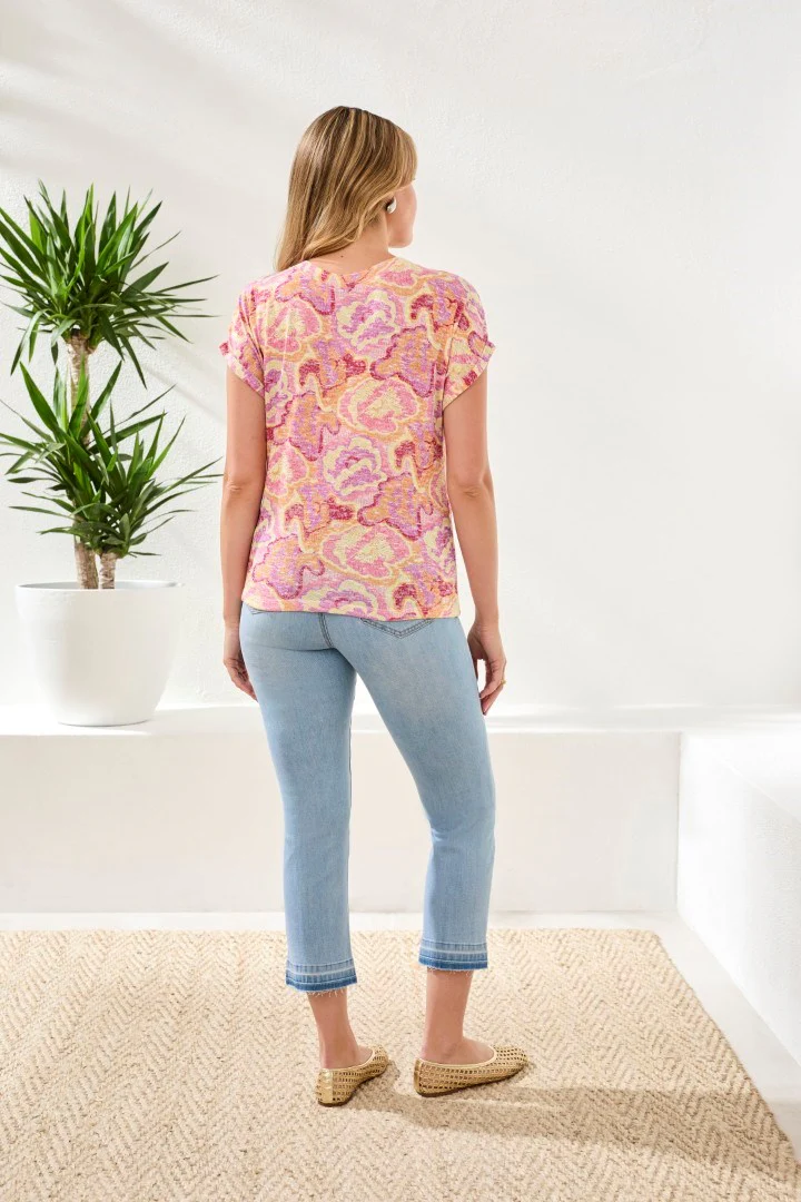 Cap Sleeve Wear Two Ways Top-Gardenia - Image 3