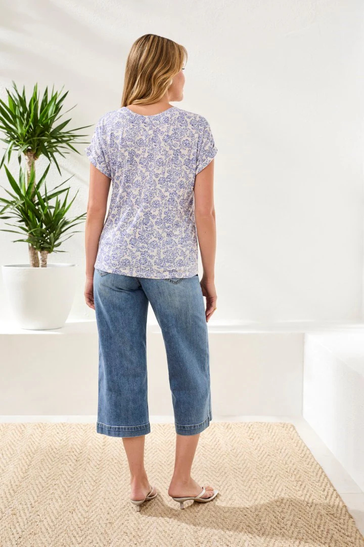 Cap Sleeve Wear Two Ways Top-Saltwater - Image 3