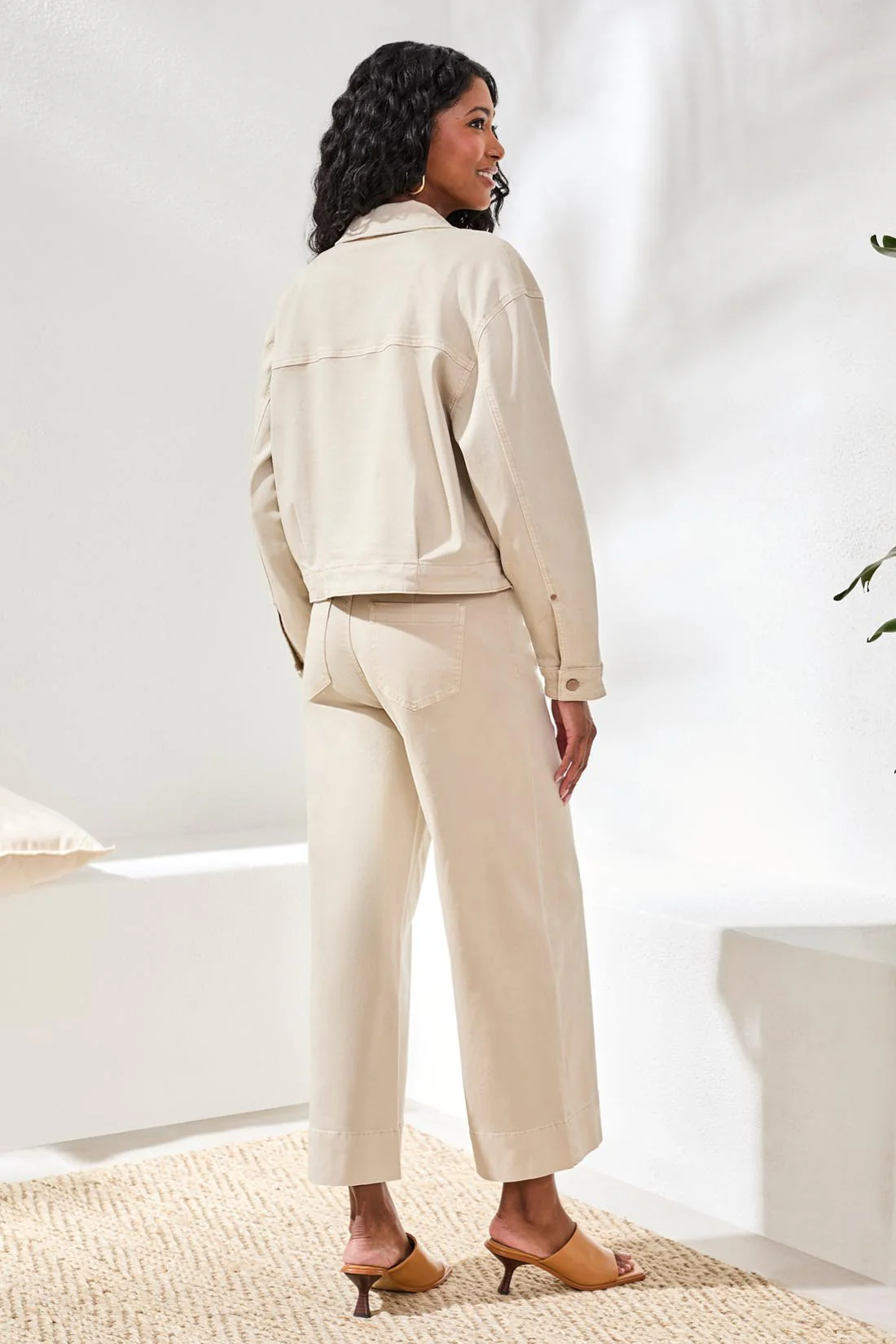 Comfort Stretch Denim Button-Front Jacket-Canvas - Image 4