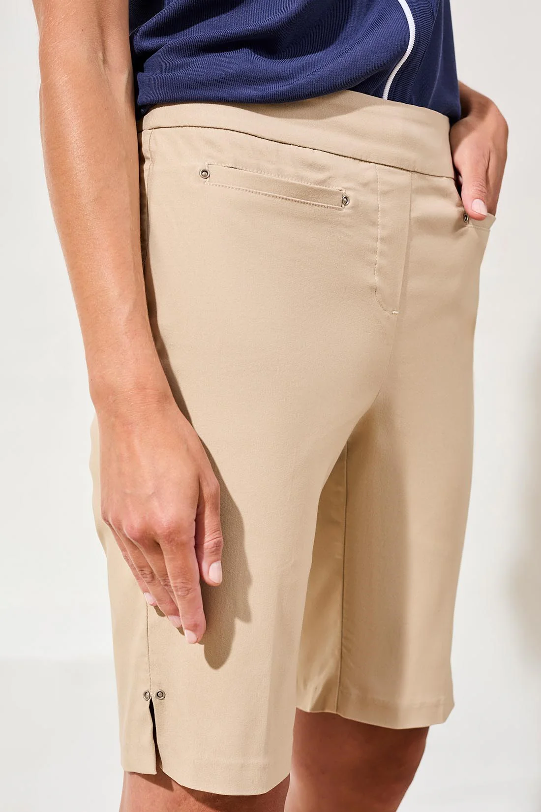 Flatten It® Pull-On Bermuda Shorts-Beach - Image 4