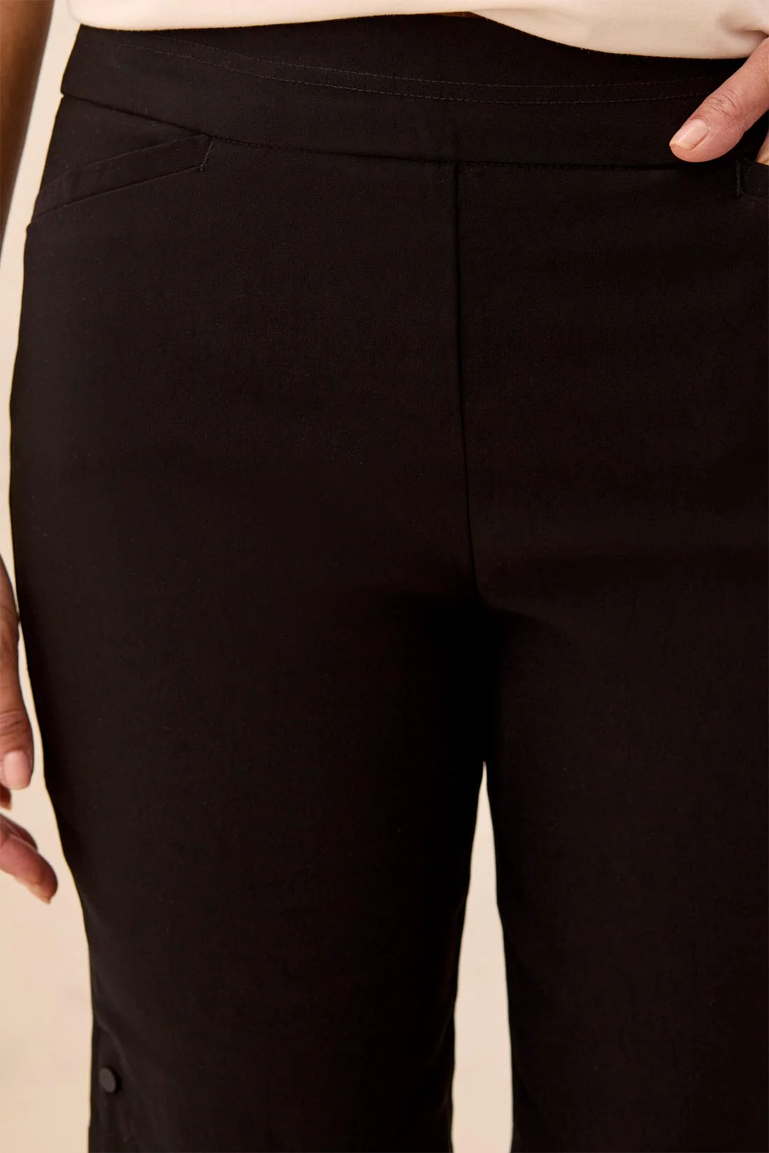 Year Round Basics Flatten It® Tummy Control Pull-On Shorts-Black - Image 3