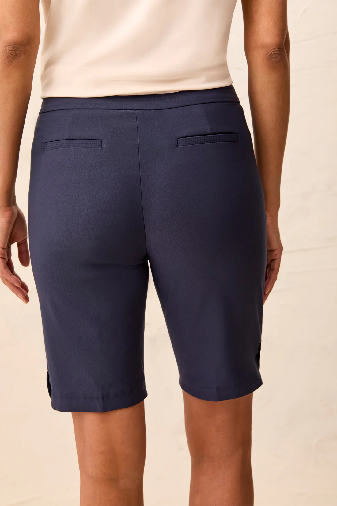 Year Round Basics Flatten It® Tummy Control Pull-On Shorts-Jet blue - Image 4