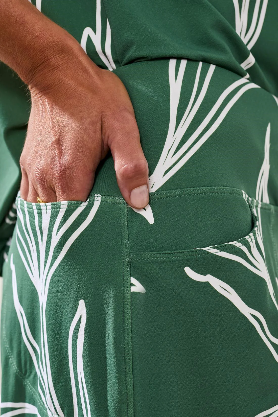 UPF 50+ High Performance Stretch Skort-Greenery - Image 3