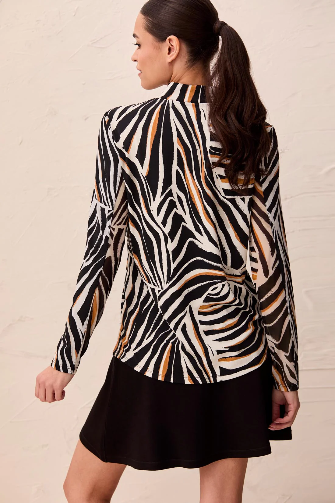 UPF 50+ High Performance Quarter-Zip Long Sleeve Pullover-Tuscantan - Image 5