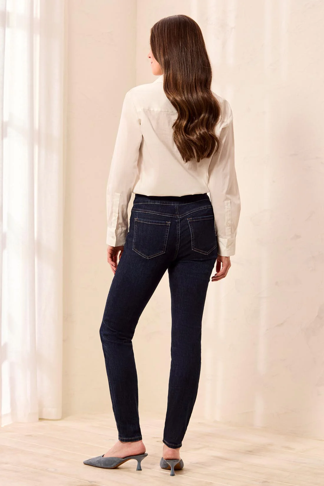 Audrey Year Round Basics Pull-On Jeggings-Deepocean - Image 4