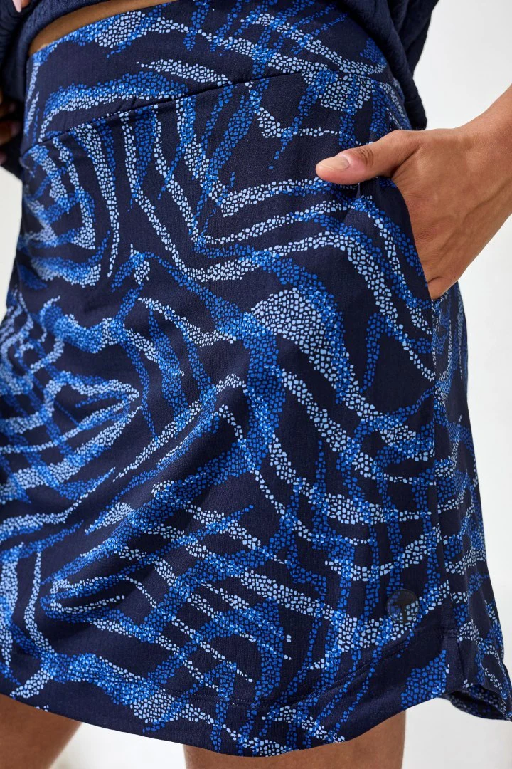 UPF 50+ High Performance Pull-On Skort-Aquatic - Image 3