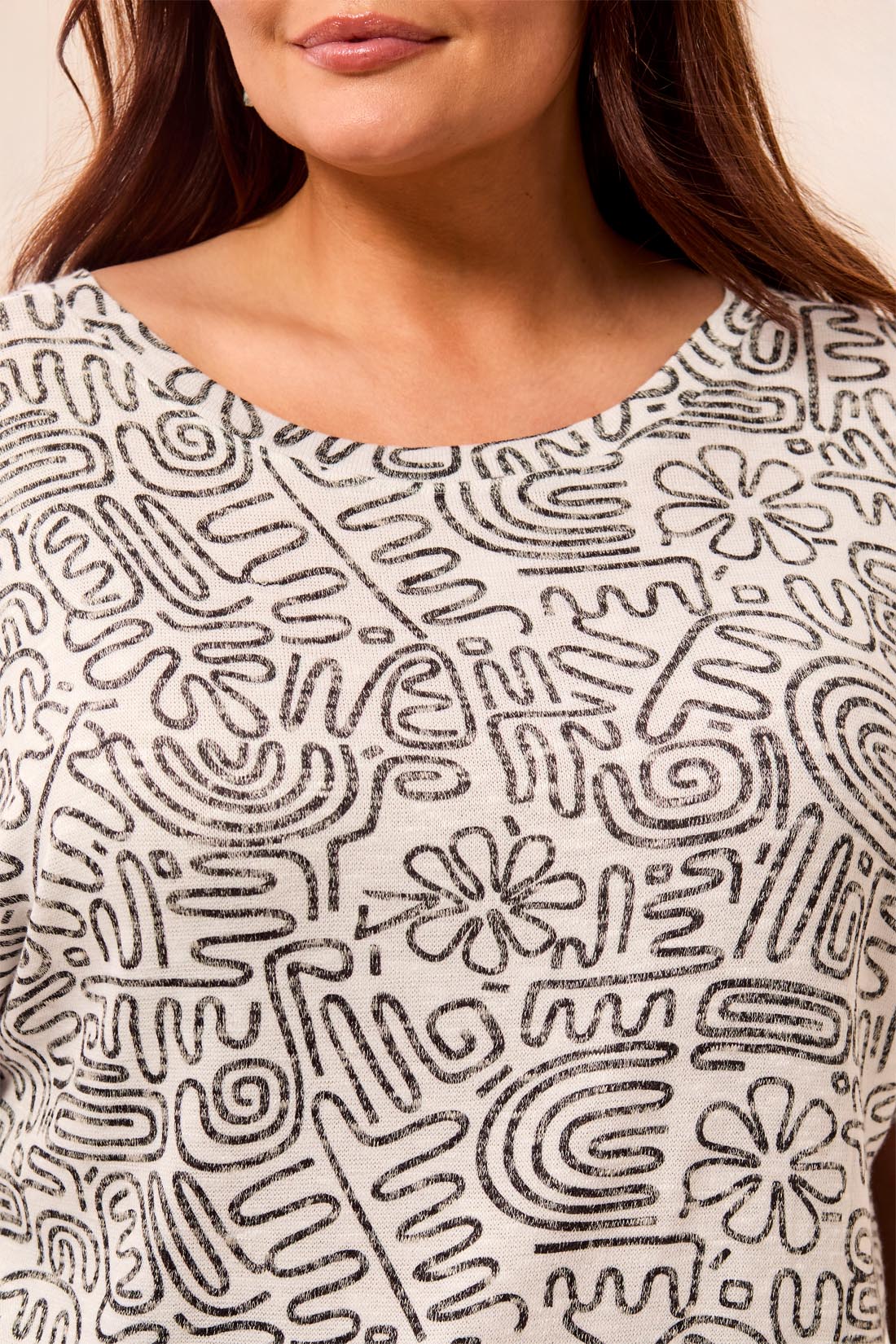 Size Inclusive Cap Sleeve Wear Two Ways Top-White - Image 3