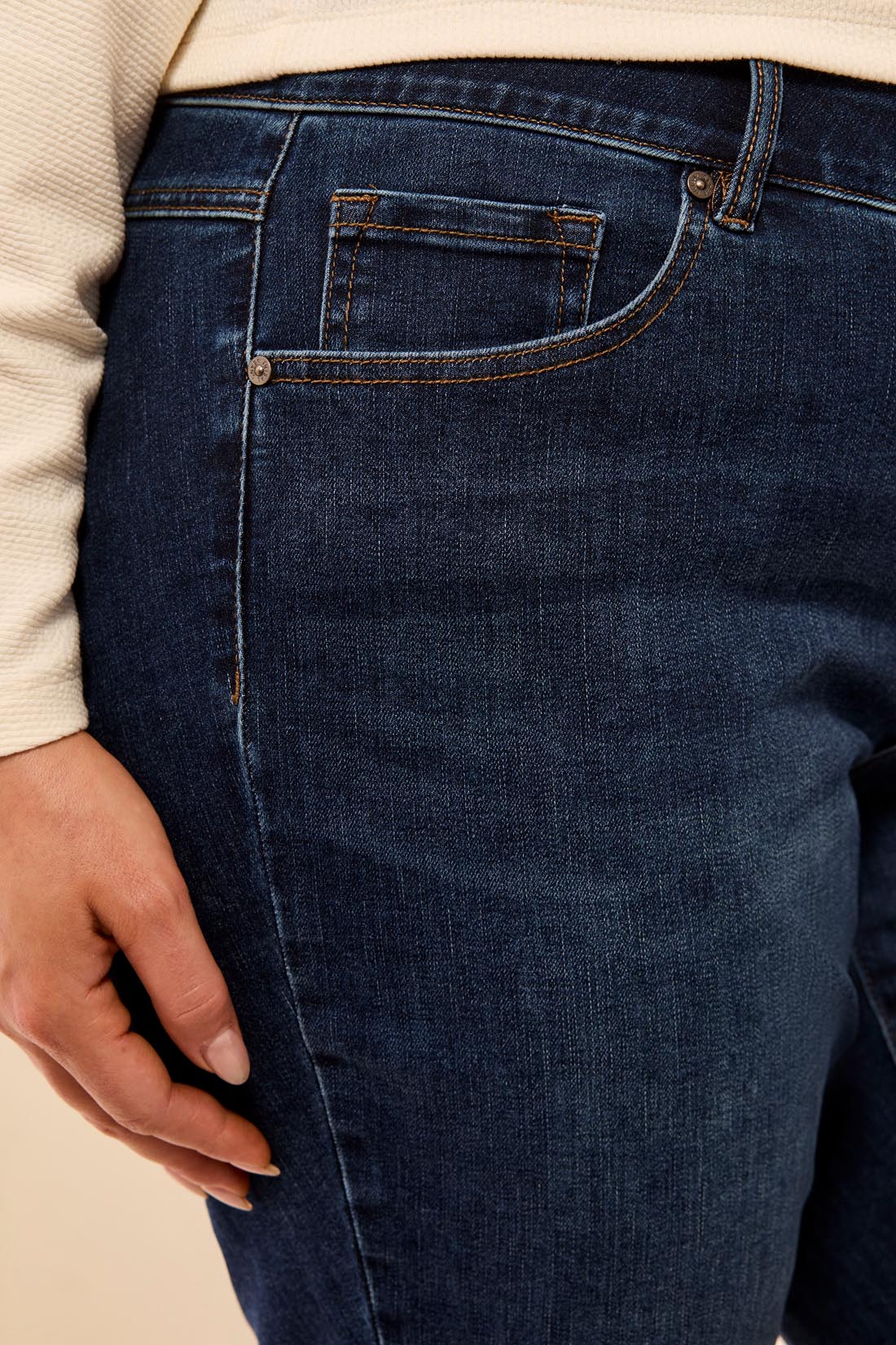 Sophia Curvy Fit Ankle Jeans-Deepocean - Image 3