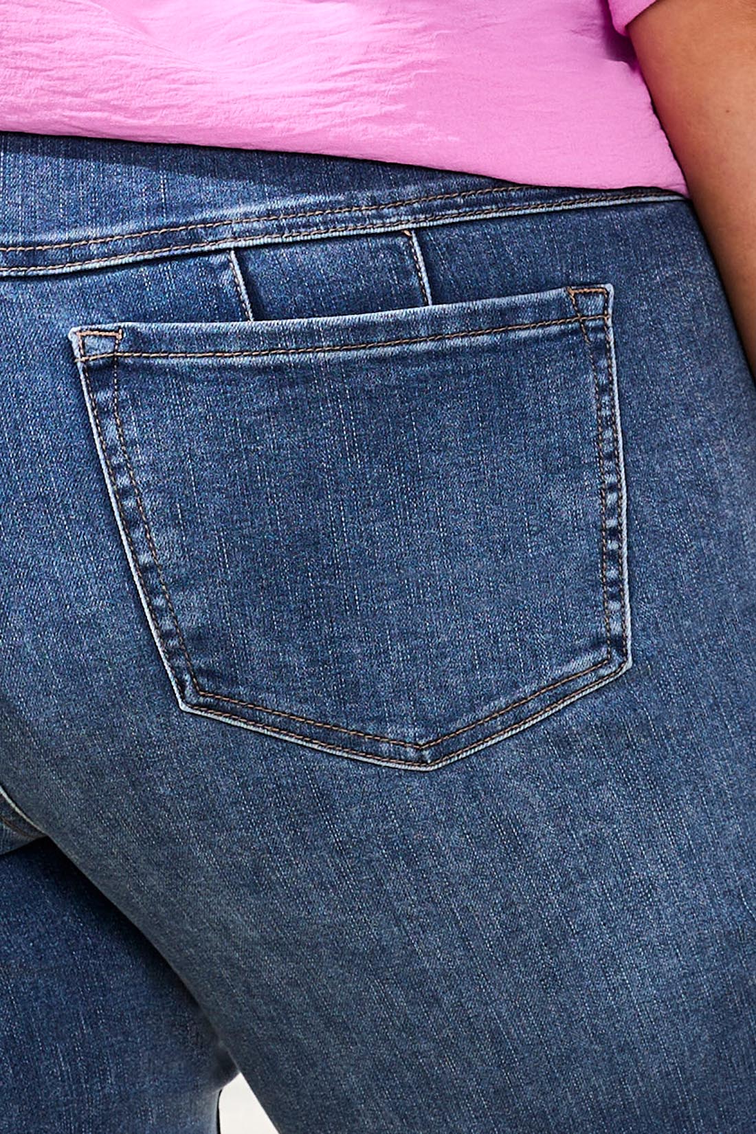 Size Inclusive Year Round Basics Sophia Curvy Straight Leg Jeans-Dk.Vintage - Image 3