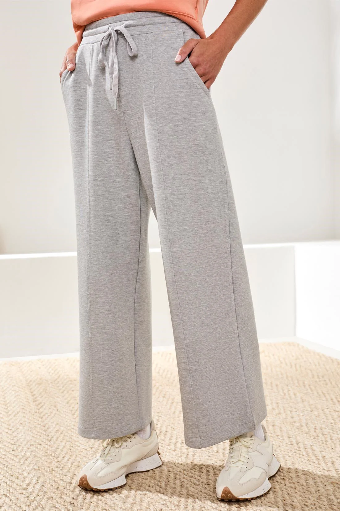 Techno Lux Pull-On Pant Drawcord-Lt.grey mix - Image 2
