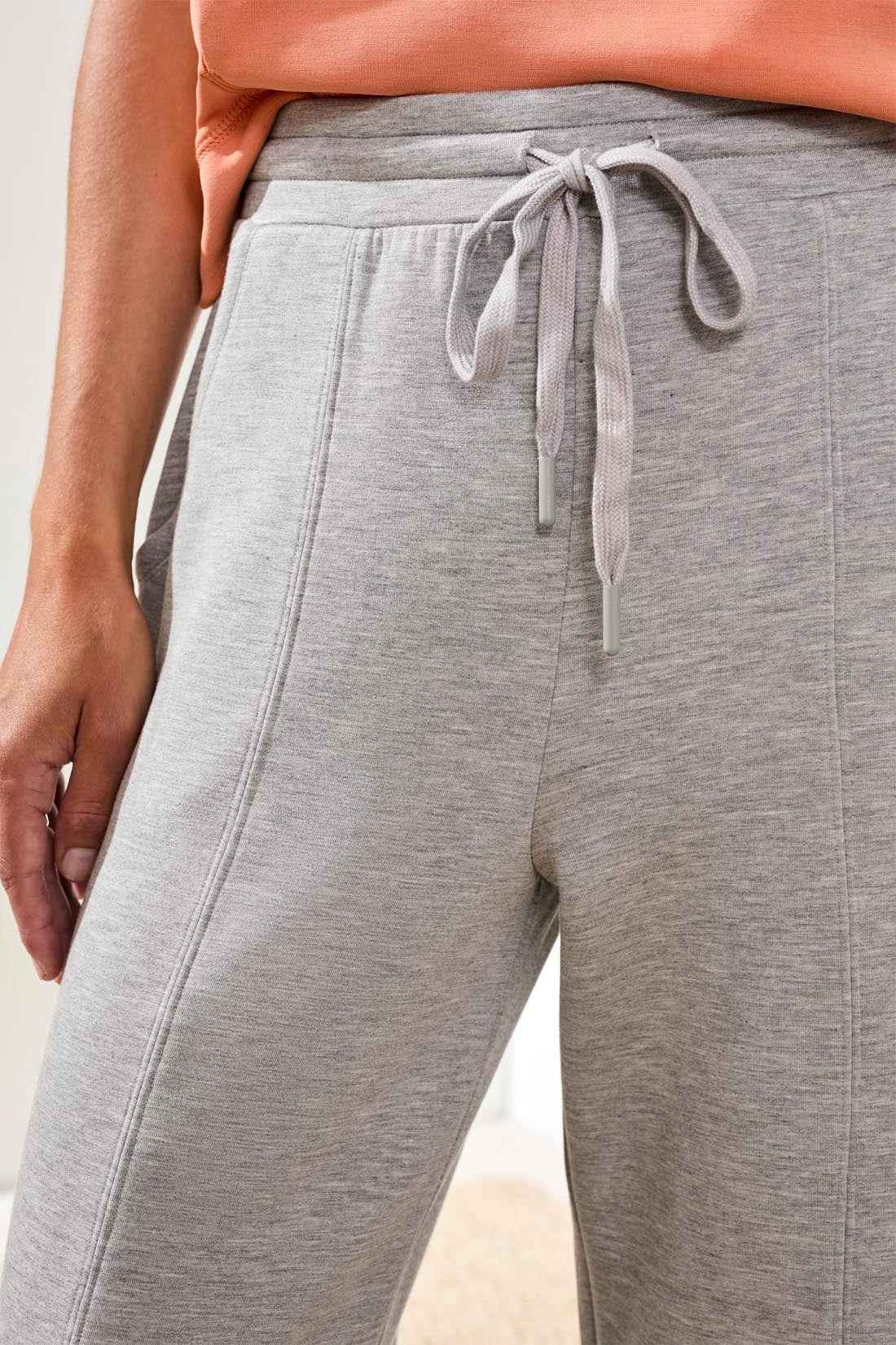 Techno Lux Pull-On Pant Drawcord-Lt.grey mix - Image 3